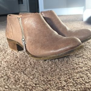 Lucky Brand leather short booties